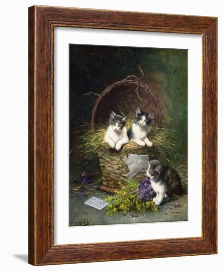 Playtime-Leon-charles Huber-Framed Giclee Print