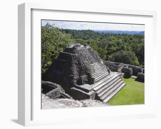 Plaza B Temple, Mayan Ruins, Caracol, Belize, Central America-Jane Sweeney-Framed Photographic Print