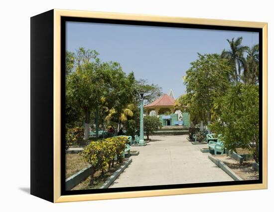 Plaza Central, Liberia, Costa Rica, Central America-R H Productions-Framed Premier Image Canvas