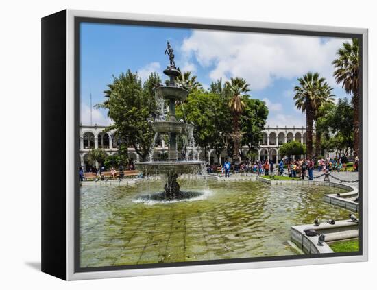 Plaza de Armas, Arequipa, Peru, South America-Karol Kozlowski-Framed Premier Image Canvas