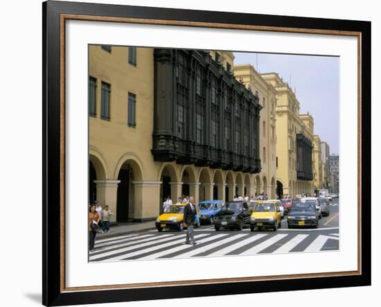 Plaza De Armas, Lima, Peru, South America-Jane Sweeney-Framed Photographic Print