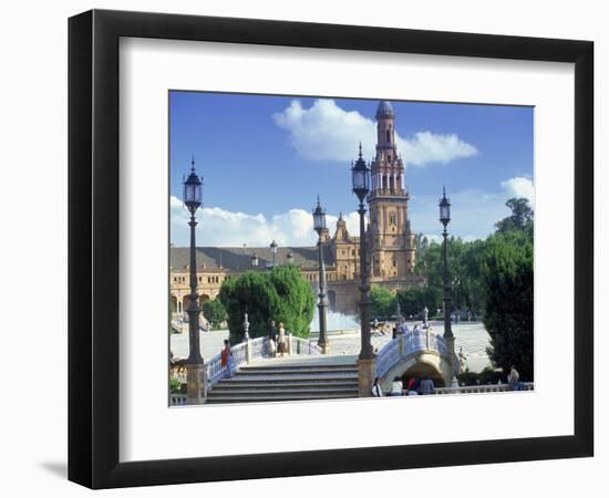 Plaza De Espana, Seville, South Spain-Peter Adams-Framed Photographic Print