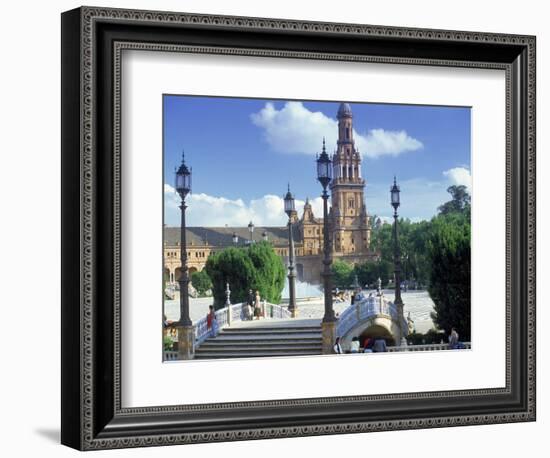 Plaza De Espana, Seville, South Spain-Peter Adams-Framed Photographic Print