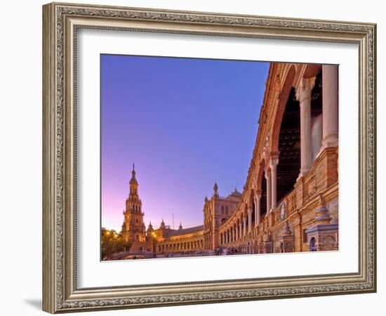 Plaza De Espana, Seville, Spain-Felipe Rodriguez-Framed Photographic Print