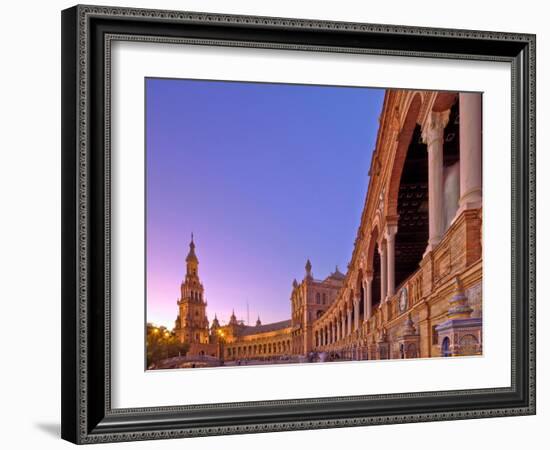 Plaza De Espana, Seville, Spain-Felipe Rodriguez-Framed Photographic Print