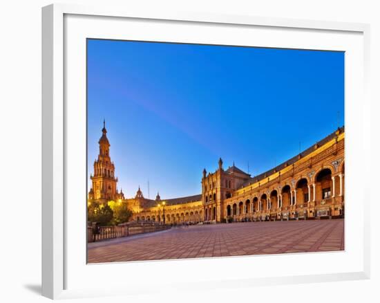 Plaza De Espana, Seville, Spain-Felipe Rodriguez-Framed Photographic Print