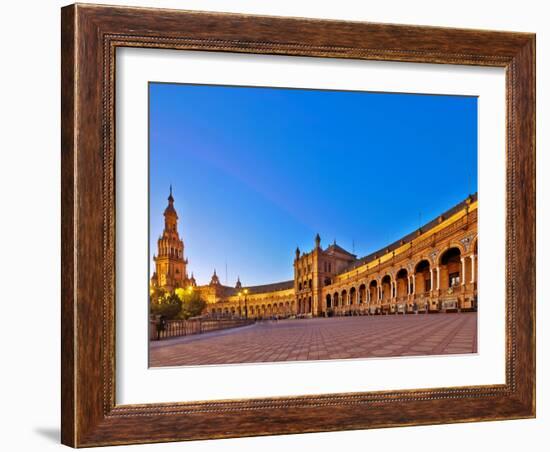 Plaza De Espana, Seville, Spain-Felipe Rodriguez-Framed Photographic Print