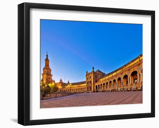 Plaza De Espana, Seville, Spain-Felipe Rodriguez-Framed Photographic Print