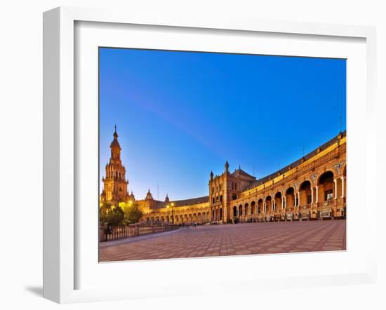 Plaza De Espana, Seville, Spain-Felipe Rodriguez-Framed Photographic Print