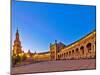 Plaza De Espana, Seville, Spain-Felipe Rodriguez-Mounted Photographic Print