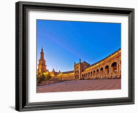 Plaza De Espana, Seville, Spain-Felipe Rodriguez-Framed Photographic Print