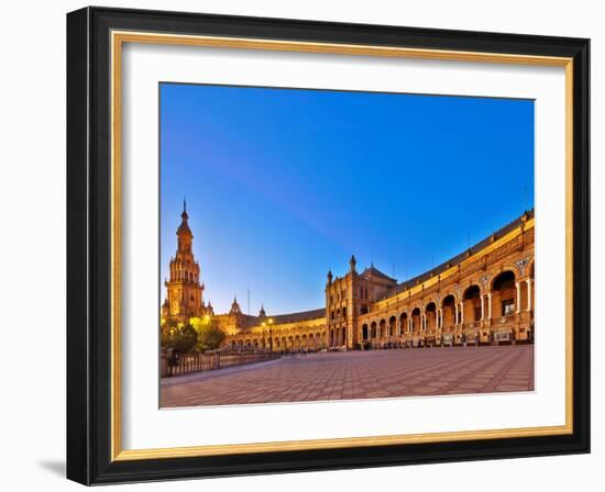 Plaza De Espana, Seville, Spain-Felipe Rodriguez-Framed Photographic Print