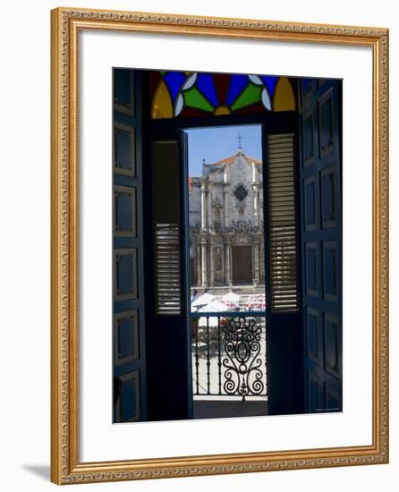 Plaza de La Catedral, Havana Vieja, Havana, Cuba-Peter Adams-Framed Photographic Print