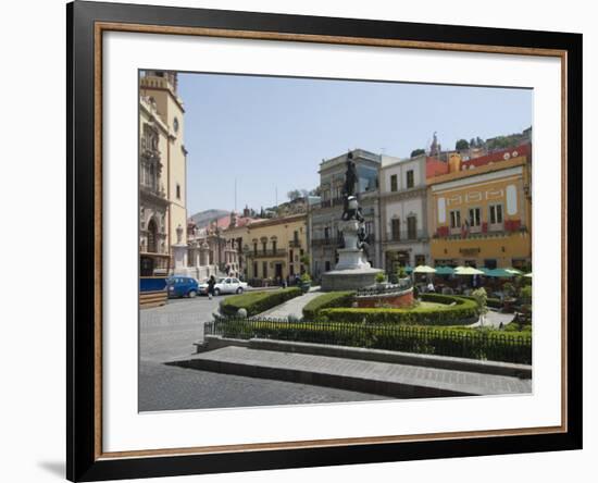 Plaza De La Paz in Guanajuato, a UNESCO World Heritage Site, Guanajuato, Guanajuato State, Mexico-Robert Harding-Framed Photographic Print