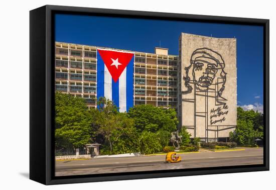 Plaza De La Revolucion, Vedado, Havana, Cuba, West Indies, Caribbean, Central America-Alan Copson-Framed Premier Image Canvas