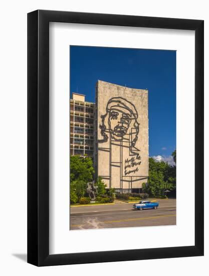 Plaza De La Revolucion, Vedado, Havana, Cuba, West Indies, Caribbean, Central America-Alan Copson-Framed Photographic Print