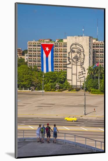 Plaza De La Revolucion, Vedado, Havana, Cuba, West Indies, Caribbean, Central America-Alan Copson-Mounted Photographic Print