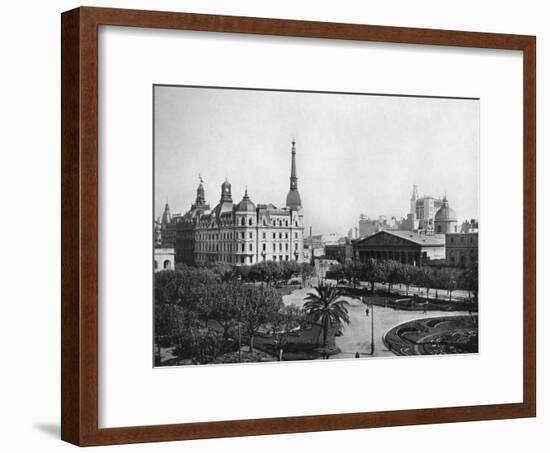 Plaza De La Victoria, Buenos Aires, Argentina-null-Framed Giclee Print