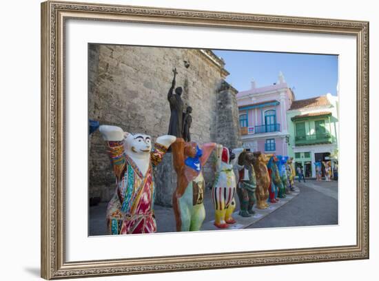 Plaza De San Francisco, Habana Vieja, Havana, Cuba-Jon Arnold-Framed Photographic Print