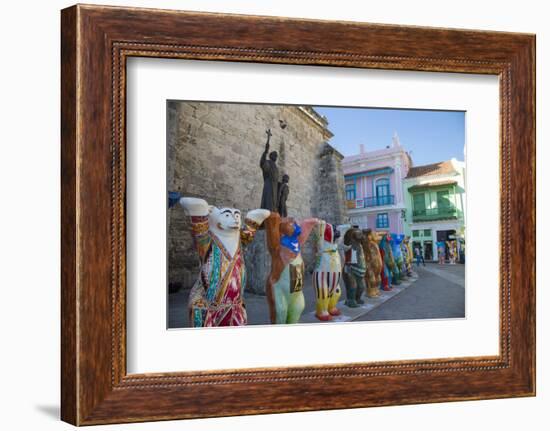 Plaza De San Francisco, Habana Vieja, Havana, Cuba-Jon Arnold-Framed Photographic Print