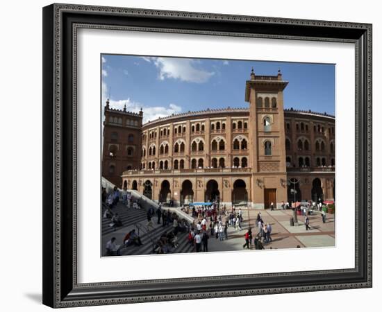 Plaza De Toros De Las Ventas, the Famous Bullfighting Venue in Madrid, Spain, Europe-Andrew Mcconnell-Framed Photographic Print