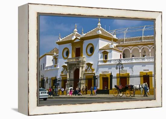 Plaza De Toros, Seville, Andalusia, Spain, Europe-Guy Thouvenin-Framed Premier Image Canvas