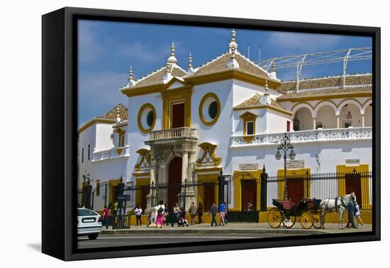 Plaza De Toros, Seville, Andalusia, Spain, Europe-Guy Thouvenin-Framed Premier Image Canvas