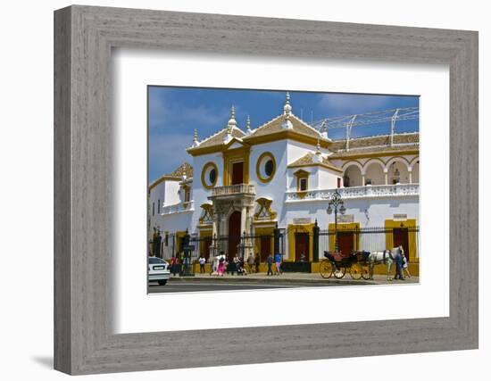 Plaza De Toros, Seville, Andalusia, Spain, Europe-Guy Thouvenin-Framed Photographic Print
