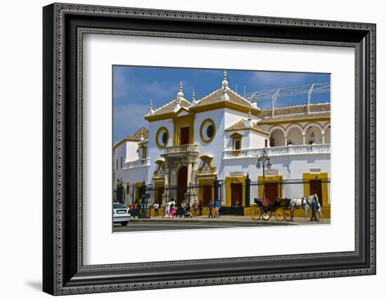 Plaza De Toros, Seville, Andalusia, Spain, Europe-Guy Thouvenin-Framed Photographic Print