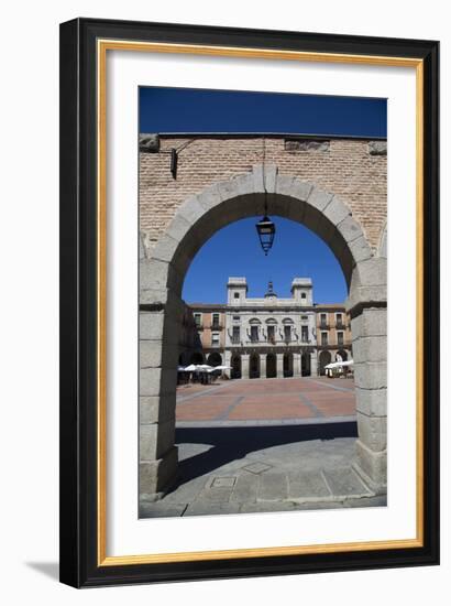 Plaza del Mercado Chico, Avila, UNESCO World Heritage Site, Castile and Leon, Spain, Europe-Richard Maschmeyer-Framed Photographic Print