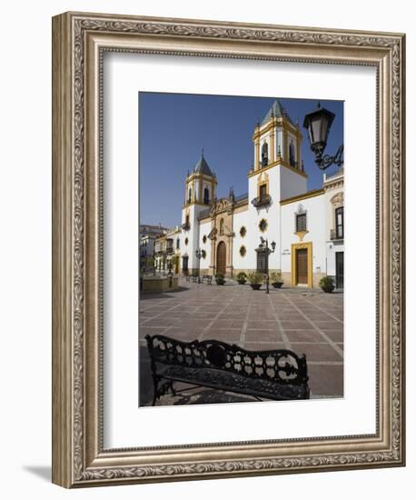 Plaza Del Socorro, Ronda, One of the White Villages, Malaga Province, Andalucia, Spain, Europe-Marco Cristofori-Framed Photographic Print