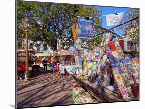 Plaza Dorrego, Antique Fair Feria de San Telmo, San Telmo, City of Buenos Aires, Buenos Aires Provi-Karol Kozlowski-Mounted Photographic Print