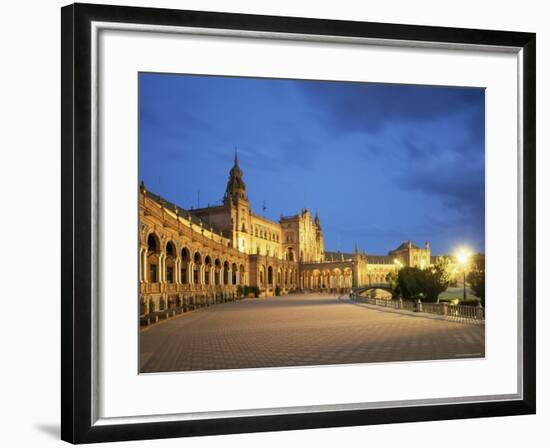 Plaza Espana, Seville, Andalucia, Spain-Jon Arnold-Framed Photographic Print