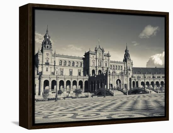 Plaza Espana, Seville, Spain-Walter Bibikow-Framed Premier Image Canvas