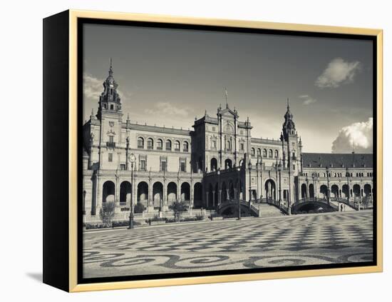 Plaza Espana, Seville, Spain-Walter Bibikow-Framed Premier Image Canvas