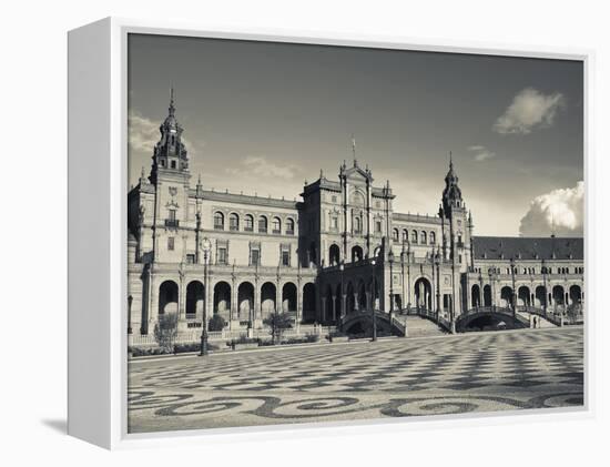 Plaza Espana, Seville, Spain-Walter Bibikow-Framed Premier Image Canvas