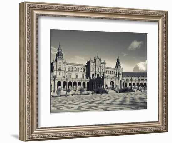 Plaza Espana, Seville, Spain-Walter Bibikow-Framed Photographic Print