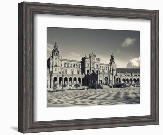 Plaza Espana, Seville, Spain-Walter Bibikow-Framed Photographic Print