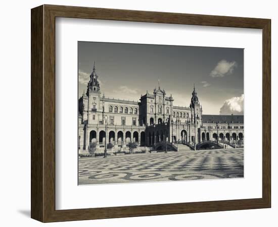 Plaza Espana, Seville, Spain-Walter Bibikow-Framed Photographic Print