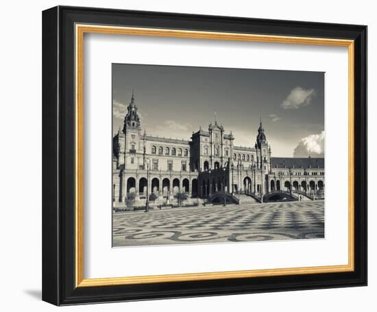Plaza Espana, Seville, Spain-Walter Bibikow-Framed Photographic Print
