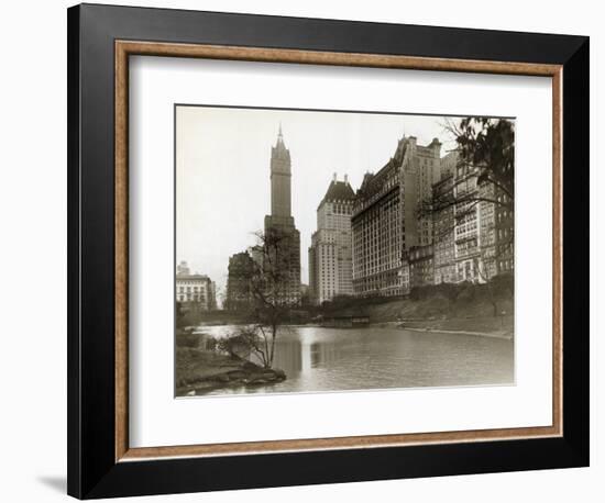 Plaza Hotel as Seen from Central Park-null-Framed Photographic Print