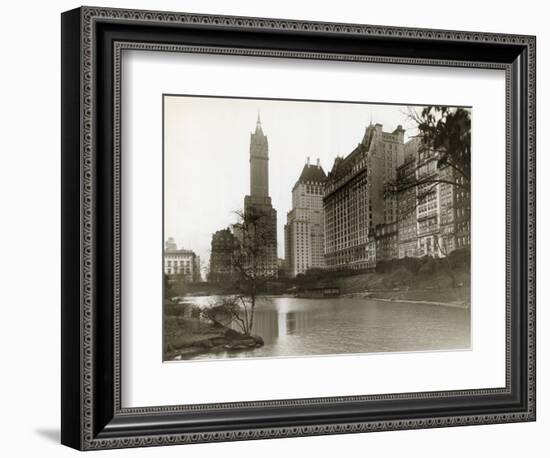 Plaza Hotel as Seen from Central Park-null-Framed Photographic Print