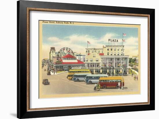 Plaza Hotel, Asbury Park, New Jersey-null-Framed Art Print