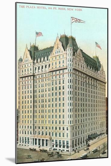 Plaza Hotel, New York City-null-Mounted Art Print