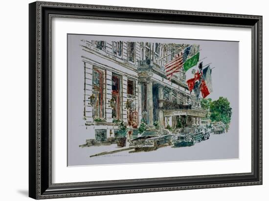 Plaza Hotel, Nyc-Anthony Butera-Framed Giclee Print