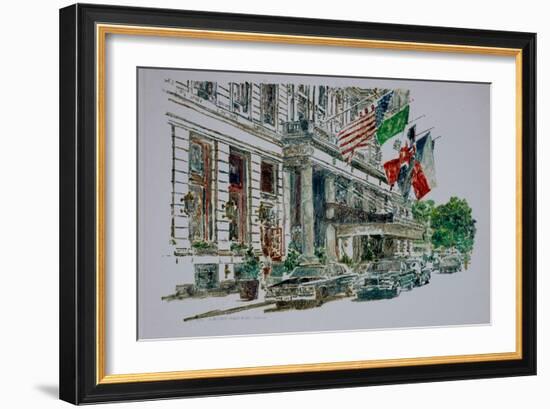 Plaza Hotel, Nyc-Anthony Butera-Framed Giclee Print