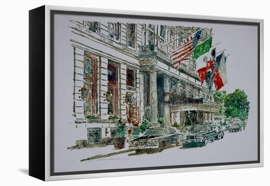 Plaza Hotel, Nyc-Anthony Butera-Framed Premier Image Canvas