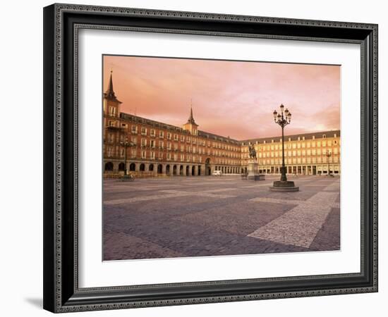 Plaza Mayor from the East, Madrid, Spain-Upperhall-Framed Photographic Print