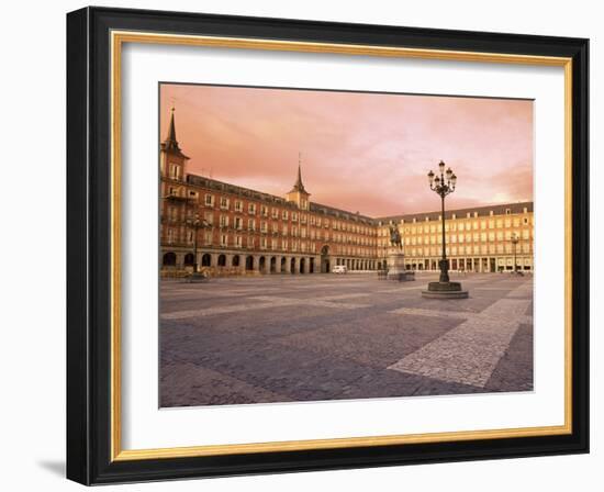 Plaza Mayor from the East, Madrid, Spain-Upperhall-Framed Photographic Print