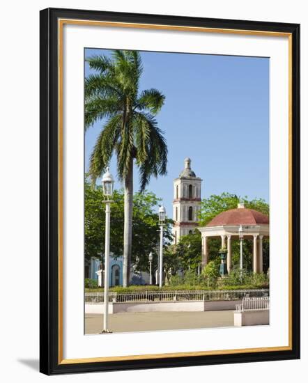 Plaza Mayor in Remedios, Cuba, West Indies, Central America-Michael DeFreitas-Framed Photographic Print